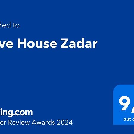 Вилла Olive House Задар Экстерьер фото